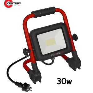 Proiettore LED Portatile 30w Luce Natura 2700 Lumen